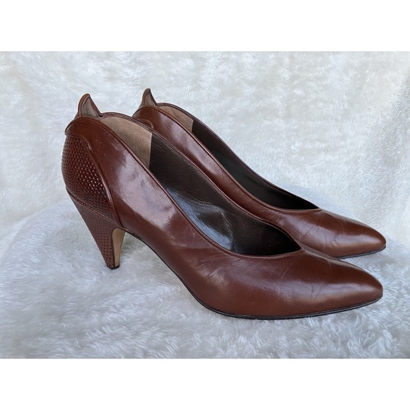 Via Spiga Shoes - Via Spiga Heels Made In Italy  Sz 9B In Brown